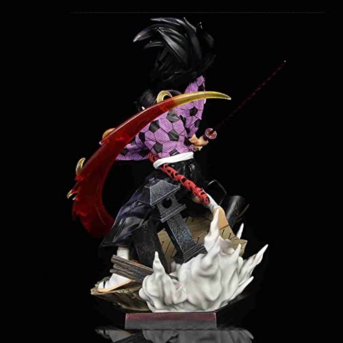 WXZQMZ Figura de acción de Anime Demon Slayer, Doce Personajes de la Serie Ghost Moon Kokushibou PVC Figura de acción,Regalos de Modelos coleccionables Decoración de Escritorio A 26cm/10inch