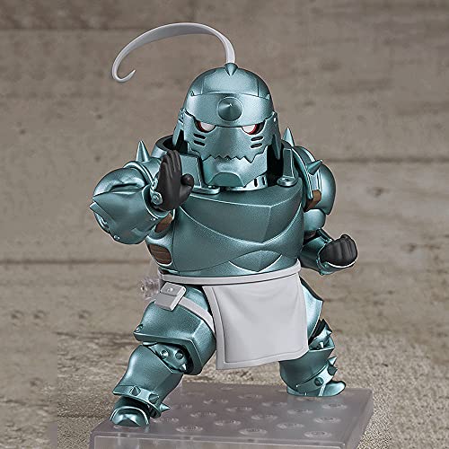 XGLIPQ Fullmetal Alchemist: Brotherhood, Alphonse Elric, versión Q, una Variedad de Accesorios, Altura 10 (cm) /3.9 (in), Figura de animación de Material de PVC, Bien Hecho, decoración de Regalo