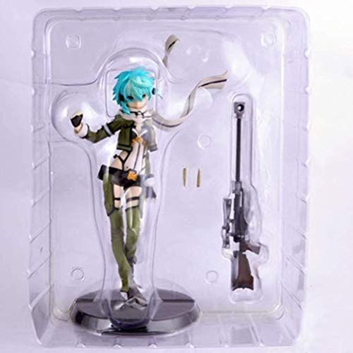 XVPEEN Modelo Sword Art Online Asada Shino Posición De Pie Sinon Scene Personaje Animado Modelo Estatua Decoración