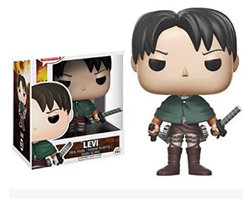 Yasdf 3Pcs Pop Anime Attack On Titan Levi # 235 Mikasa Ackermann # 21 Eren Jaeger # 20 Figura De Acción De Vinilo Modelo De Colección De Juguetes Pop