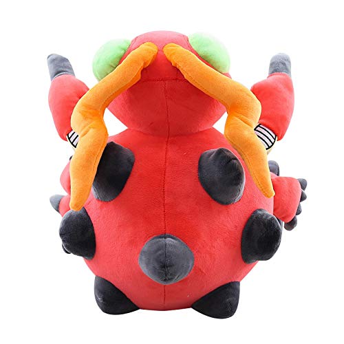 Yasdf Figura De Digimons Tentomon, Muñeco De Peluche, Mariquita, Animales De Peluche Suaves, Juguetes para Niños, 30 Cm