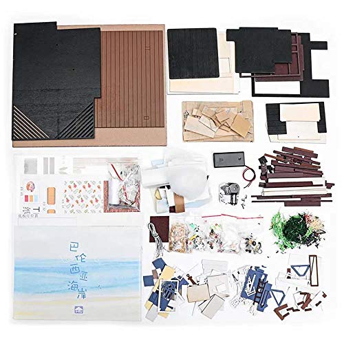 yaunli DIY casa Casa de muñecas DIY Valencia Coastal Villa Casa de muñecas en Miniatura Muebles Kit casa en Miniatura casa de muñecas (Color : Multi-Colored, Size : One Size)