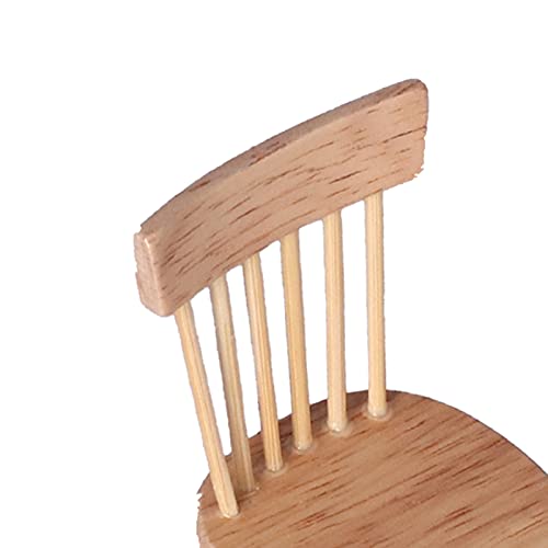 Yeelur Juego de Cocina de Casa de Muñecas en Miniatura, Muebles de Casa de Muñecas Mini Tacto Suave de Madera para Decoración para Regalo para Juguetes(Iniciar sesión)