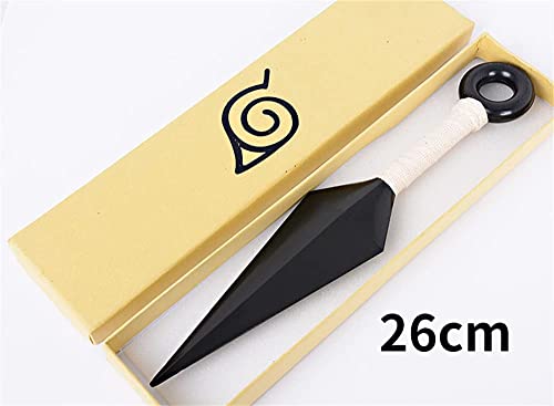 YIDAOGUANG Ninja Kunai 26cm Anime Cosplay Anime Accesorios Accesorios de Vestir Juguetes de Plástico Unisex Niños, Adolescentes, Adultos