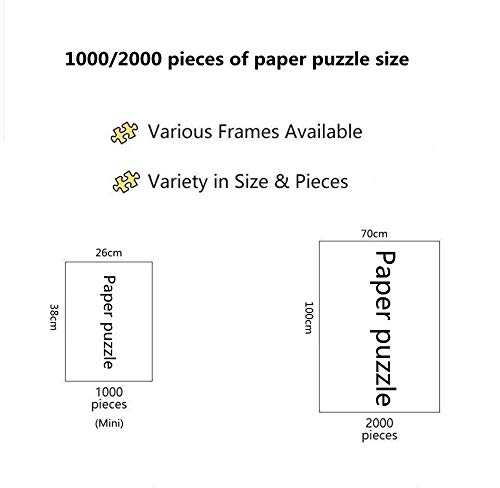 YINGXIN134 Rompecabezas de 2000 Piezas, Galaxias en el Espacio - Cada Pieza del Rompecabezas es única - Póster de Rompecabezas Gratis - Rompecabezas para Adultos - 70x100cm