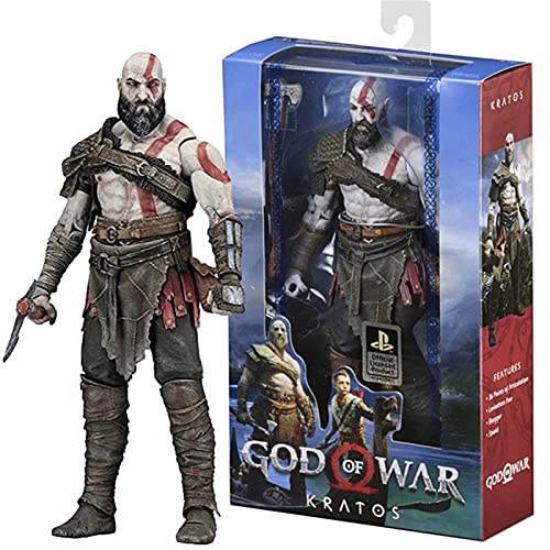 YINGYINGSM Figura Fantasma de Sparta Kratos Figuras de acción Modelo de colección Regalos de Juguete 18cm Modelo de Personaje (Color : with Box)