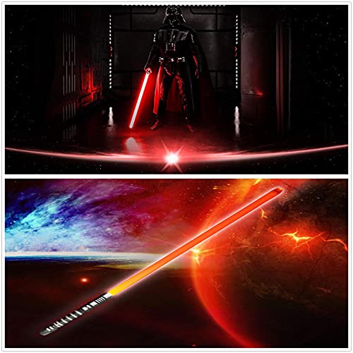 YLME Sable Luces Star Wars Que Brilla Intensamente Juguete Juguete Metal Extraíble USB Carga Ligera Láser Espada para Niños Brillante Regalo Juguete Cosplay Juguete,Azul,38.5Inches