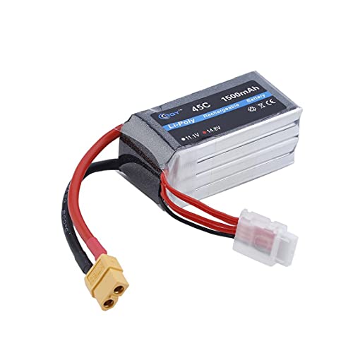 YLXAJKJGS-XCH 1500mAh 14,8 V 45C XT60 Conector de Enchufe Li-Poly batería Recargable 803457B para helicóptero RC Qudcopter Drone camión Coche Barco