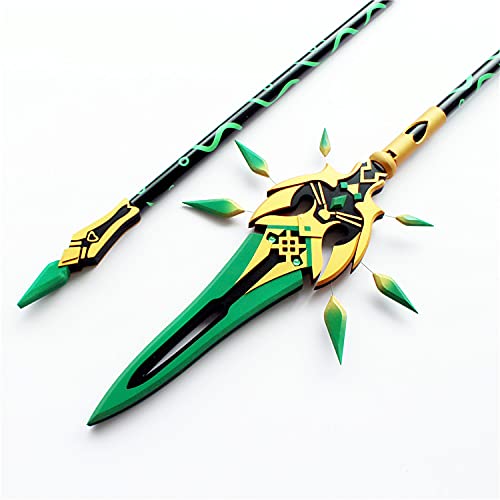 YOU339 Genshin Impact XIAO Cosplay - Arma desmontable para disfraz de jade prehistórico para Halloween, cosplay, carnaval, fiesta, juego de rol, 180 cm