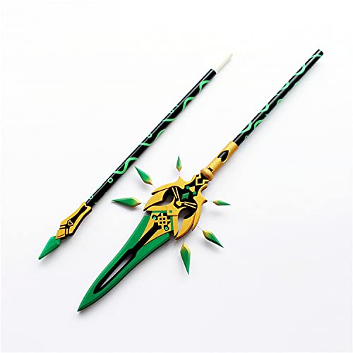 YOU339 Genshin Impact XIAO Cosplay - Arma desmontable para disfraz de jade prehistórico para Halloween, cosplay, carnaval, fiesta, juego de rol, 180 cm