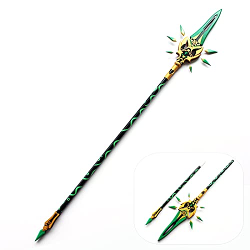 YOU339 Genshin Impact XIAO Cosplay - Arma desmontable para disfraz de jade prehistórico para Halloween, cosplay, carnaval, fiesta, juego de rol, 180 cm