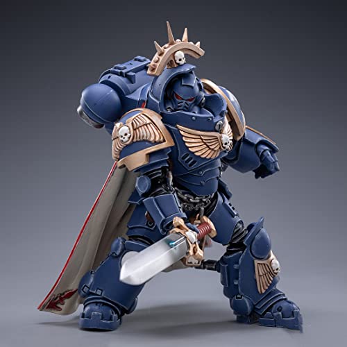 YOU339 JOYTOY - Figuras de soldado móvil a escala 1:18, capitán ultramarino Primaris en armadura de Gravis, hermano, capitán voltiano, modelo militar de soldados para adultos y niños