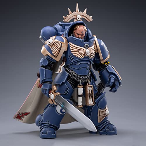 YOU339 JOYTOY - Figuras de soldado móvil a escala 1:18, capitán ultramarino Primaris en armadura de Gravis, hermano, capitán voltiano, modelo militar de soldados para adultos y niños