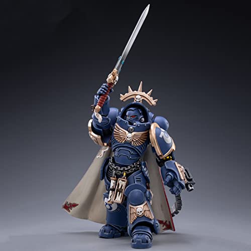 YOU339 JOYTOY - Figuras de soldado móvil a escala 1:18, capitán ultramarino Primaris en armadura de Gravis, hermano, capitán voltiano, modelo militar de soldados para adultos y niños