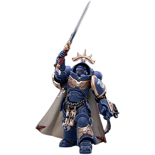 YOU339 JOYTOY - Figuras de soldado móvil a escala 1:18, capitán ultramarino Primaris en armadura de Gravis, hermano, capitán voltiano, modelo militar de soldados para adultos y niños