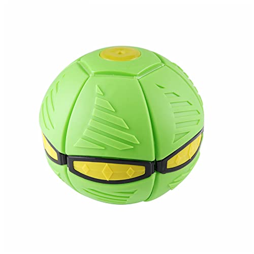 Yxian Magia UFO Bola Juguete Bola mágica de ovni Bola fútbol Bola de deformación Pequeño Juguete Boomerang Magia OVNI Bola (Verde)