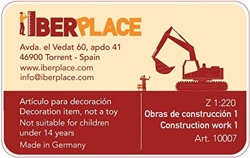 Z 1:220 Escala Figuras Iberplace 10007 Obras de construcción 1