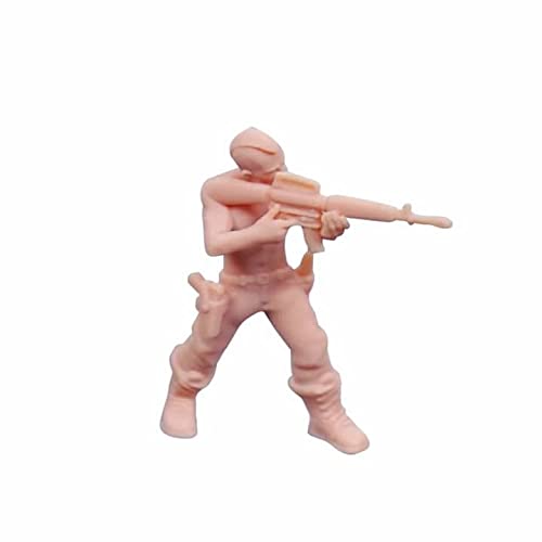 ZEDACA 1:43 figura infantería tiroteo miniatura modelo arena mesa villano escena necesita ser coloreado por ti mismo-Style 1