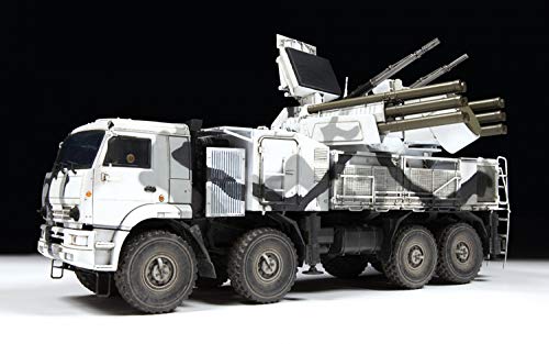 Zvezda 3698 SA-22 Greyhound Russian Self-Propelled Anti-Aircraft System Pantsir-S1 1/35 Model Kit