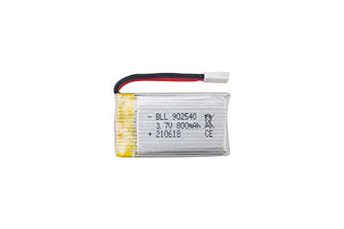 5pcs 3.7V 800mAh litiobatería con 5en1 Cargador para MJX X708 X709 X708W U45 U42 U45W U42W E32HW Syma X5c X5A X5SC X5SW H5C V931 S5C S5W SS40 FQ36 T32 T5W H42 Cuadricóptero RC Drone Batería BLLRC