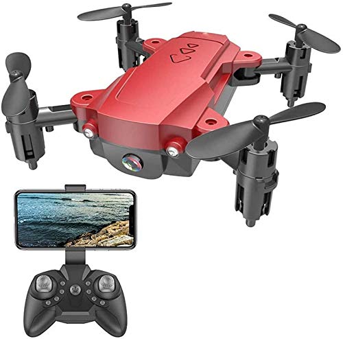 aipipl 2.4G 4K HD Micro Pocket Drones Cámara para Adultos, WiFi FPV Plegable RC Quadcopter 1080P para Principiantes Modo de Seguimiento de altitud Modo sin Cabeza Despegue/Aterrizaje de una tecla