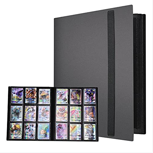 Álbum de Cartas Coleccionables,540 Álbum de para Cartas-30 Paginas,Álbum Colección Tarjetas,Album de Carpeta compatible con Cartas Pokemo n