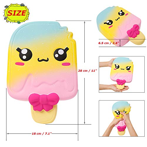 Anboor Juguetes Antiestrés Paleta de Hielo Squishy Lento Aumento Jumbo Super Suave Perfumado Kawaii El Alivio del estrés