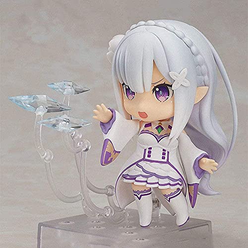 ANMINE Figure RE: Zero - Vida de Inicio en Otro Mundo / Emilia / Q Versión Anime Modelo Coleccionables Regalos de Anime Regalos Juguetes Modelo Kits