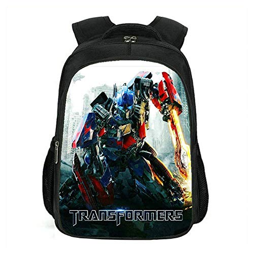 bags Niños Mochila Transformers 3D Imprimir Mochila para Niños Niñas P-35 * 12 * 27cm