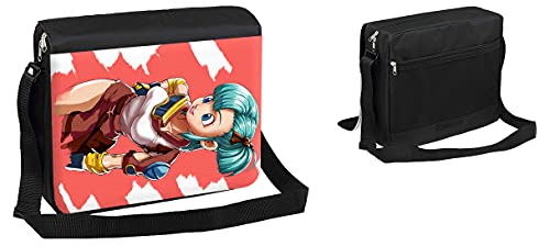 BANDOLERA GRANDE BULMA DRAGON BALL CAPSULE CORP funda portatil