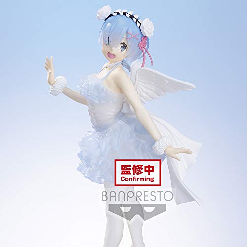 Banpresto Figura de Acción de Rem de Re: Zero Starting Life In Another World – ESPRESTO EST-Clear&Dressy (BP17287)