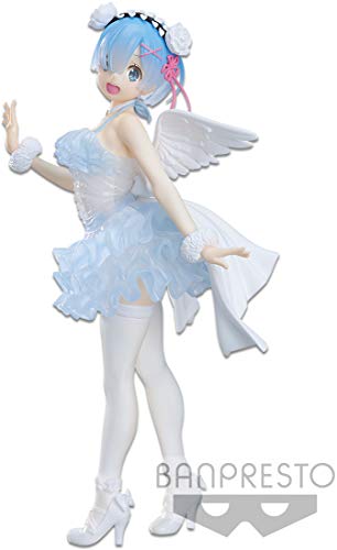 Banpresto Figura de Acción de Rem de Re: Zero Starting Life In Another World – ESPRESTO EST-Clear&Dressy (BP17287)