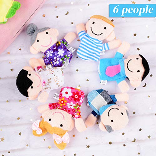 BETESSIN 21 Pcs Marionetas de Dedos 15 Animales y 6 Personas Títeres de Dedos Juego Lindos Dedos Muñecas Juguetes Pequeños de Mano Interesante para Niños Regalo de Cumpleaños