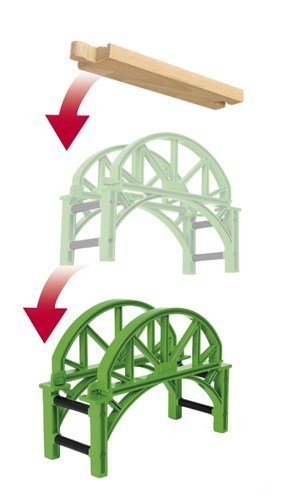 BRIO Puente apilable (33885), Multicolor (RAVENSBURGER 1)