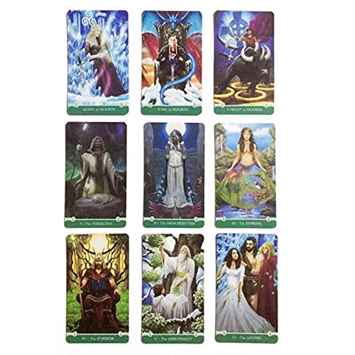 Cartas del Tarot Celta Universal,Universal Celtic Tarot Cards,Tarot Card,Party Game