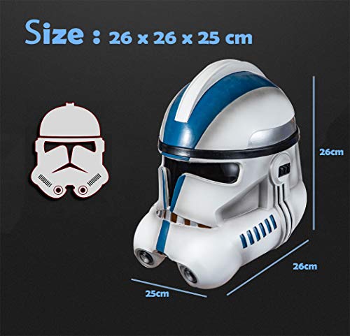 Clone Trooper Máscara Dark Trooper Mandalorian BO-Katan Casco para SW Cosplay (Clone Trooper Helmet Latex)