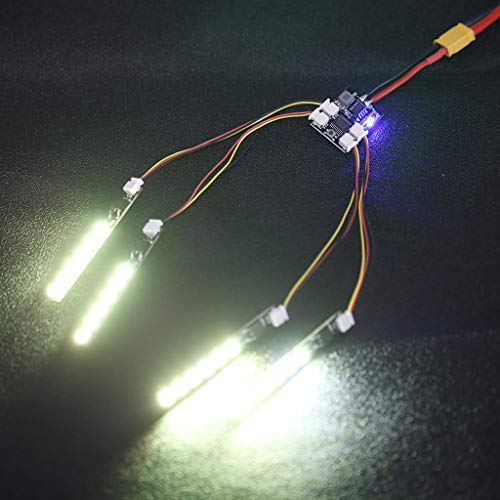 Colcolo Quadcopter Model Parts LED Flashlight Control Plan Plan Módulo con Cable