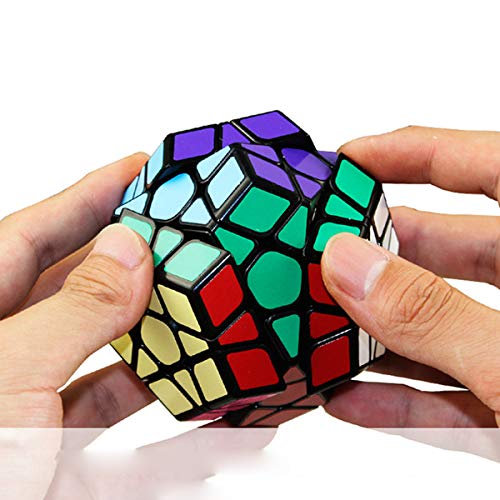 Coolzon Cubo de Velocidad Puzzle Cubes Speed Cube, Juego de Puzzle para Niños Adultos (Paquete de 5)