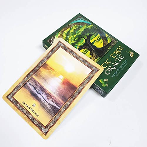 DangMeng Tarot del oráculo del árbol Celta,Celtic Tree Oracle,Tarot Card,Party Game