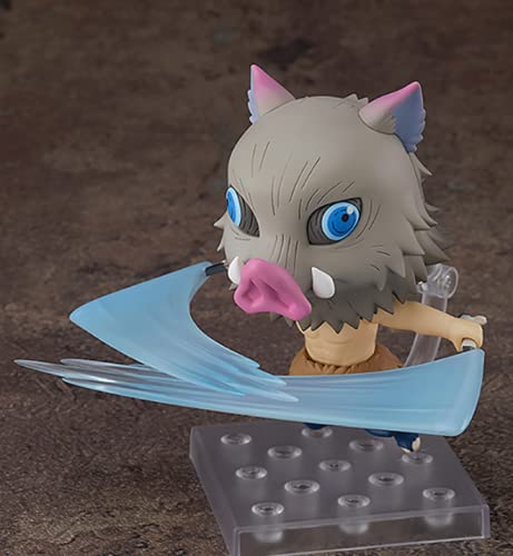 Demon Slayer: Kimetsu no Yaiba (Hashibira Inosuke) -Q Version Nendoroid Colección de juguetes móviles articulados Regalo con accesorios (10cm)