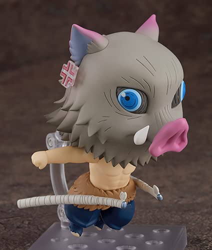 Demon Slayer: Kimetsu no Yaiba (Hashibira Inosuke) -Q Version Nendoroid Colección de juguetes móviles articulados Regalo con accesorios (10cm)