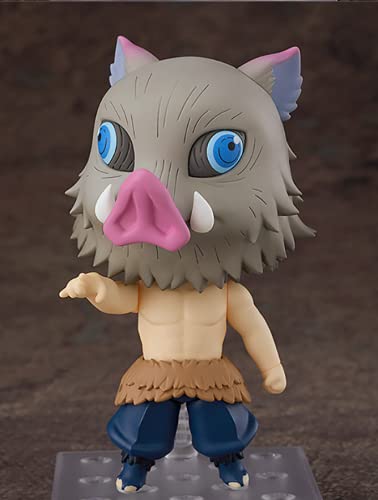 Demon Slayer: Kimetsu no Yaiba (Hashibira Inosuke) -Q Version Nendoroid Colección de juguetes móviles articulados Regalo con accesorios (10cm)