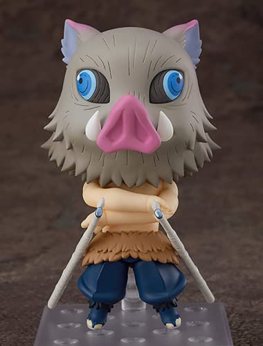 Demon Slayer: Kimetsu no Yaiba (Hashibira Inosuke) -Q Version Nendoroid Colección de juguetes móviles articulados Regalo con accesorios (10cm)