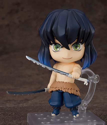 Demon Slayer: Kimetsu no Yaiba (Hashibira Inosuke) -Q Version Nendoroid Colección de juguetes móviles articulados Regalo con accesorios (10cm)