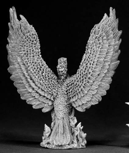 Desconocido Reaper Miniatures 3001 - Leyendas Oscuras: Phoenix (sin Pintar) [Importado de Alemania]