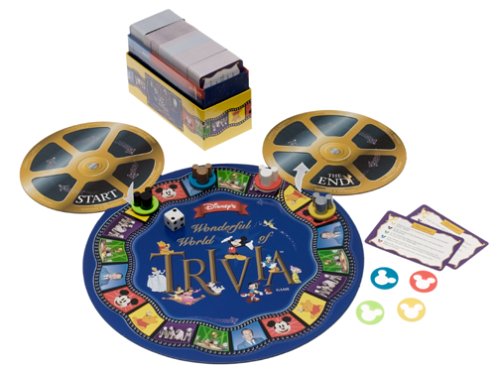 Disney Wonderful World of Trivia Game in Collectible Tin by