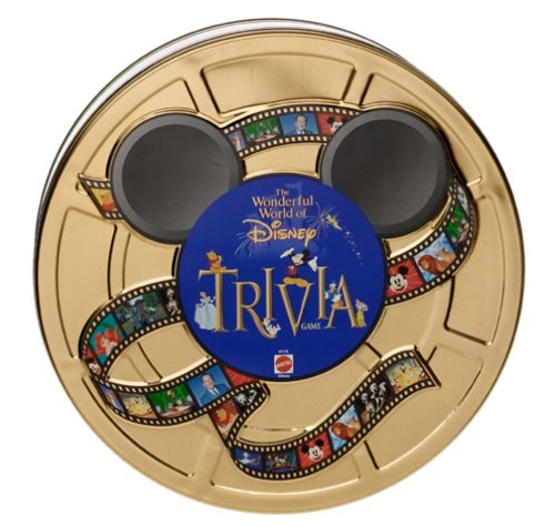 Disney Wonderful World of Trivia Game in Collectible Tin by