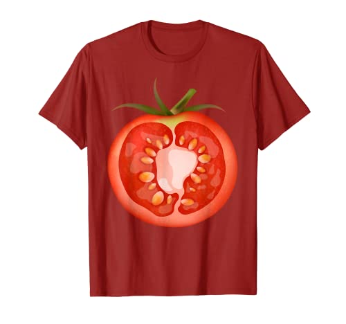 Divertido Disfraz Tomate Disfraces Comida Hombre Mujer Niños Camiseta