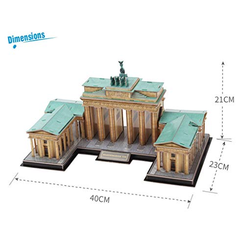 dmsc THE BRANDENBURG GATE Estéreo Puzzle Modelo 3D Kits