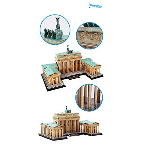 dmsc THE BRANDENBURG GATE Estéreo Puzzle Modelo 3D Kits